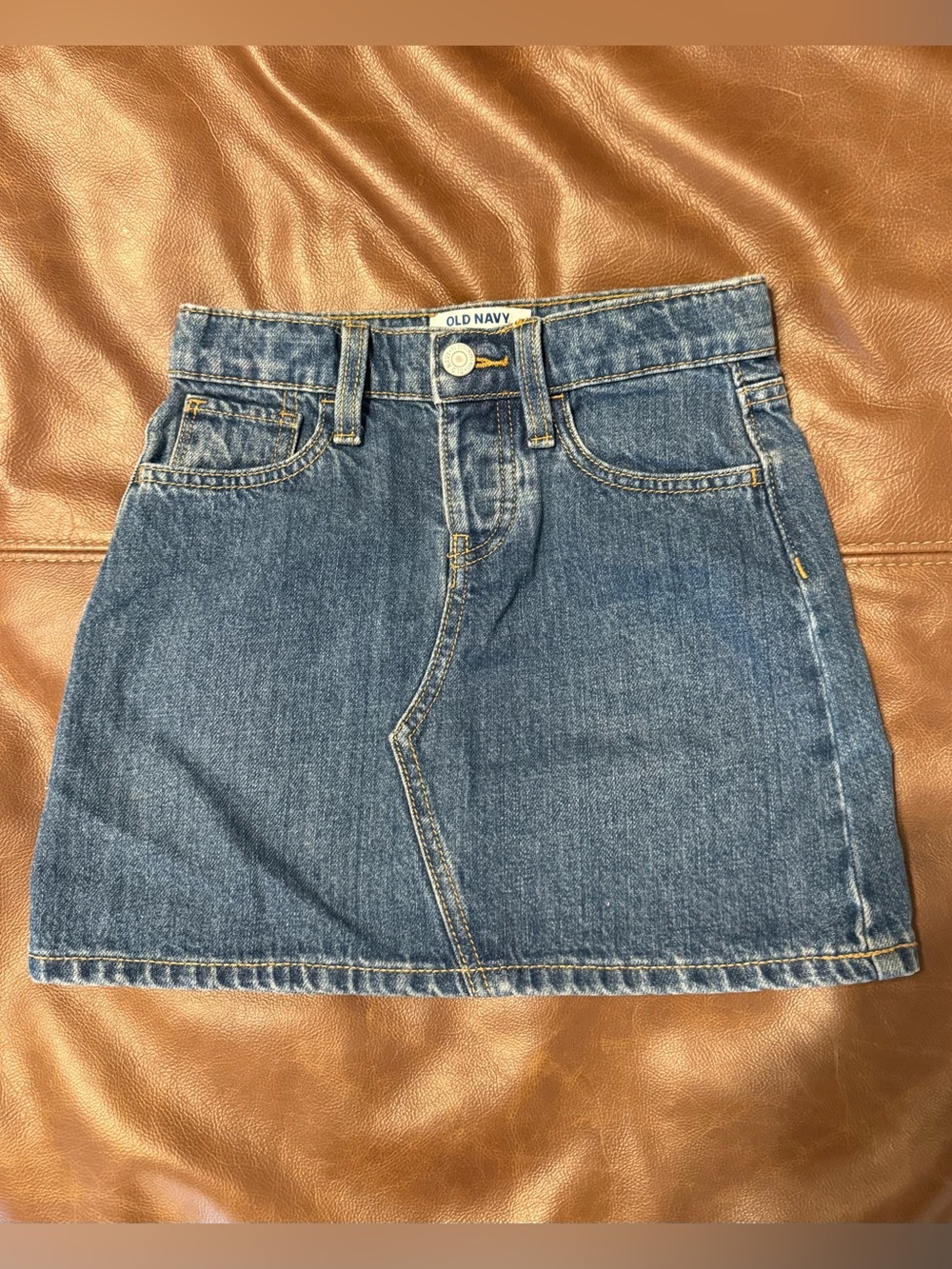 Old Navy Girls Blue Denim Mini Skirt